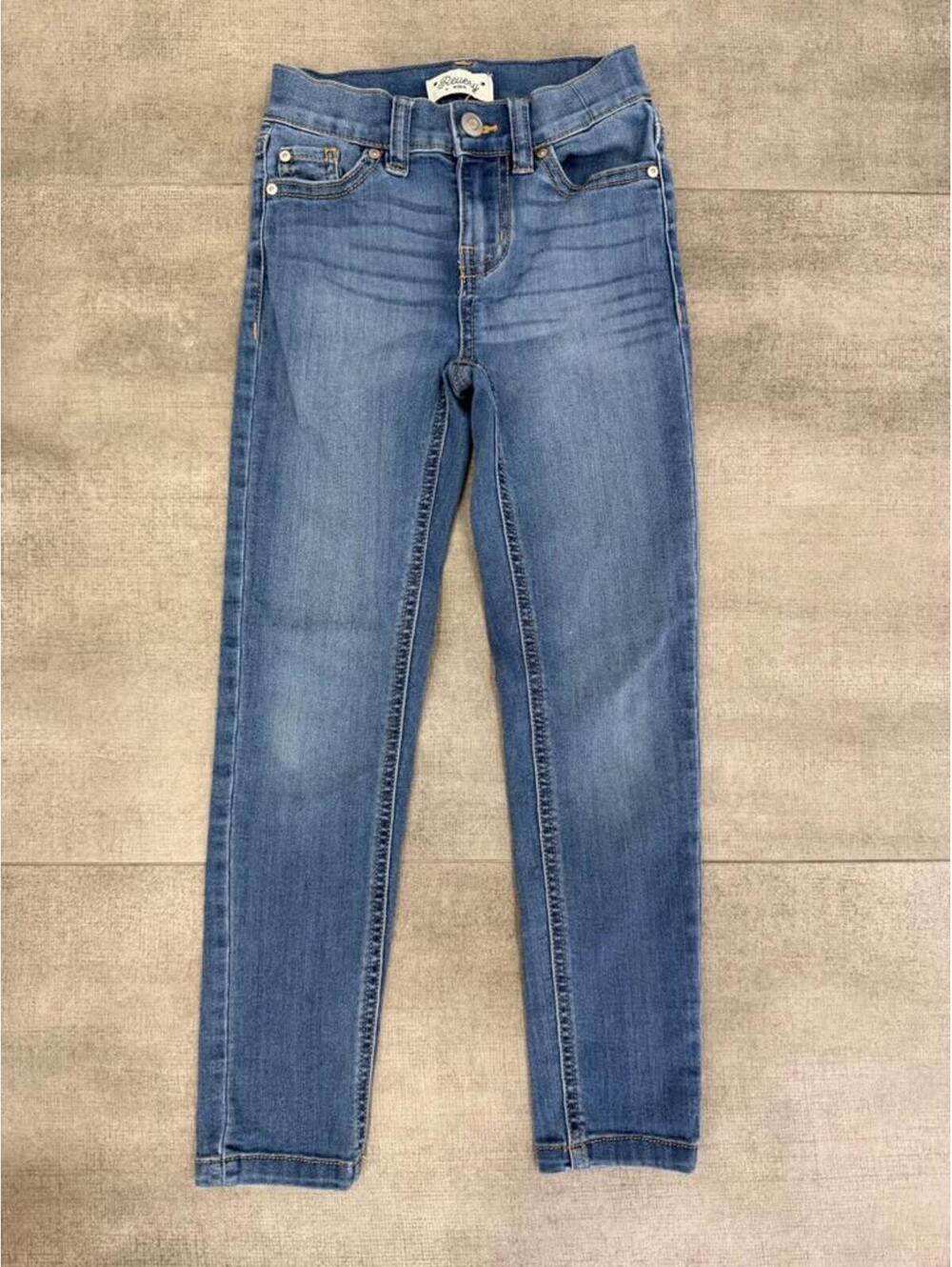 7 • Revery Kids Blue Mid-Rise Ankle Skinny Jeans